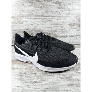 Men's Nike Air Zoom Pegasus 36 Black Running Shoes Sz 10.5 Athletic Gym EUC!